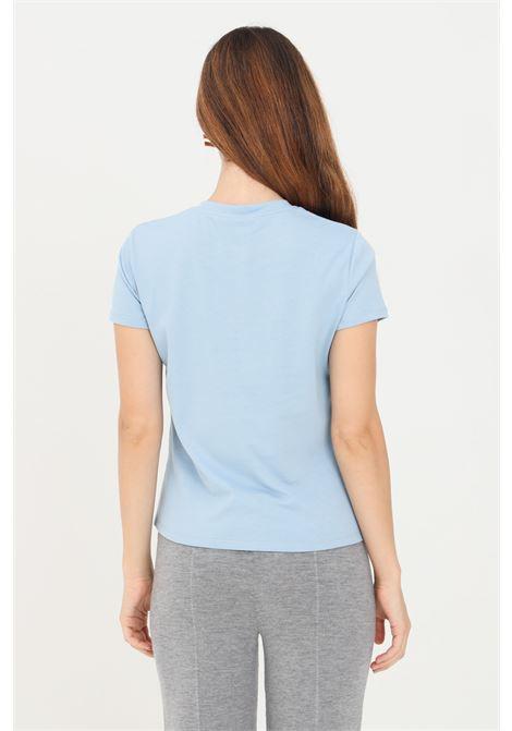 T-shirt Donna MA20616E2 con orecchini Celeste ELISABETTA FRANCHI- Francavilla Moda